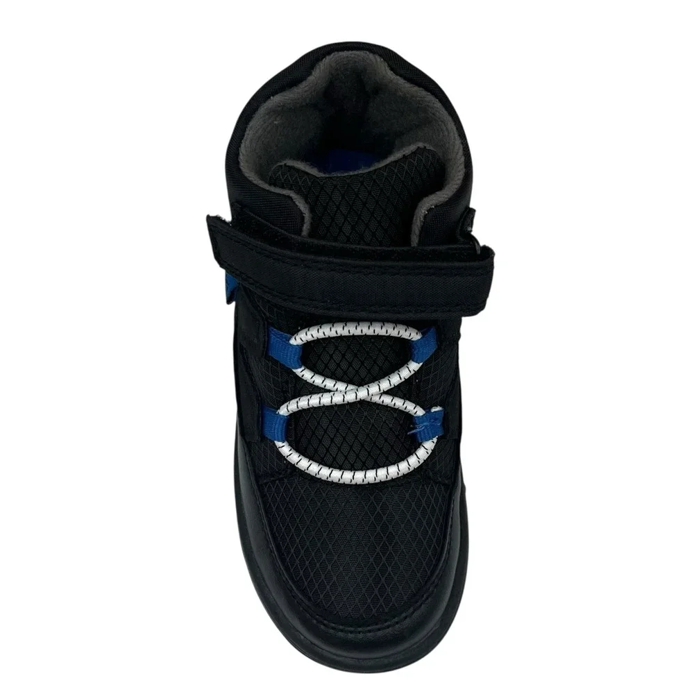 Carter's Toddler Boys Slip-on Athletic Ankle Booties Size 10 Black Blue Gray
